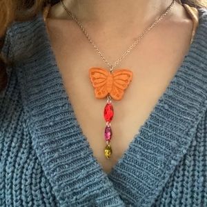 Handmade suncatcher necklace
